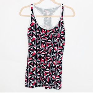 NIKE The Athletic Dept Red Black Gray Tank Top